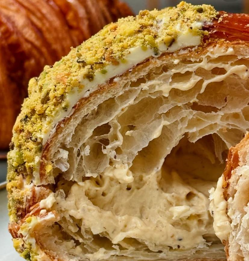 Pistachio croissant